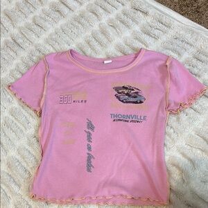 Pink Kids Graphic Tee